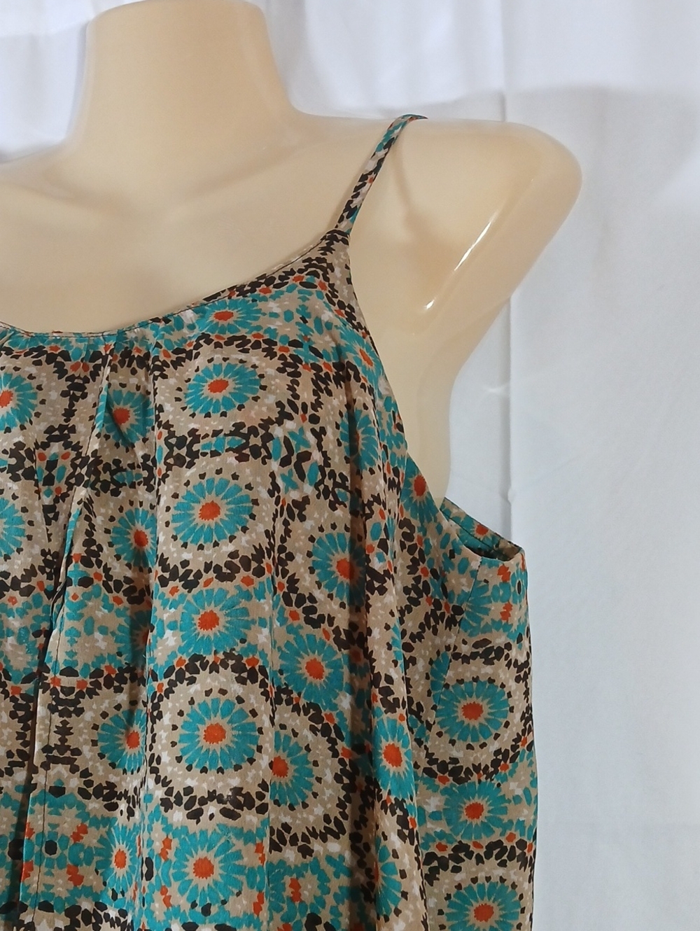 Patrons of Peace Womens Large Flyaway Camisole Tank Top Festival Boho - Picture 4 of 11